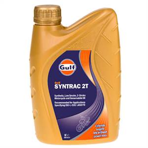Gulf syntrac 2-takt olie 1 liter